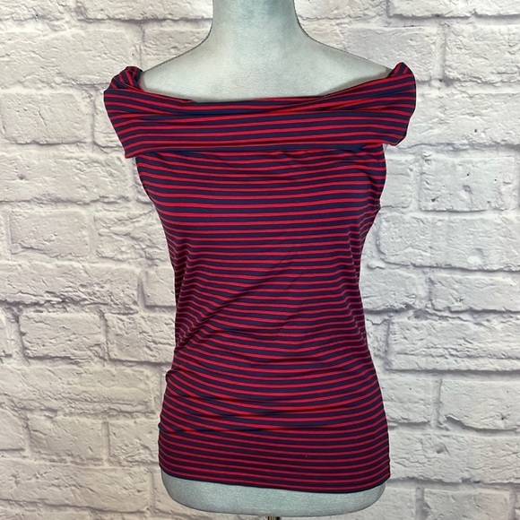 NWOT Ralph Lauren rolled shoulder blouse - Picture 1 of 8